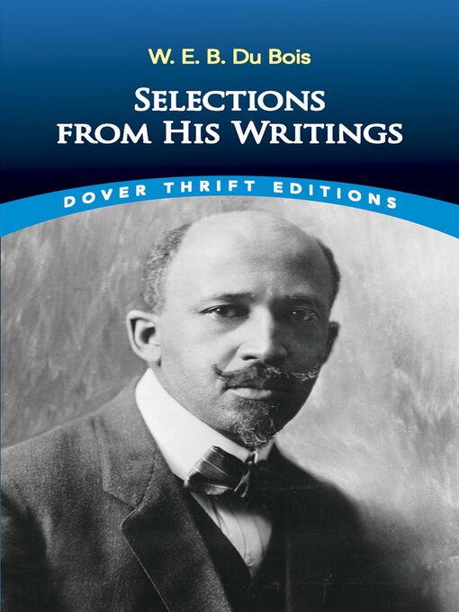 Cover image for W. E. B. Du Bois